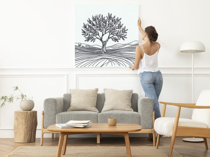 Kunstprint | Wanddecoratie | Dibond | 80 × 80 cm