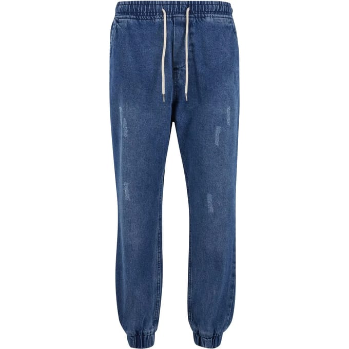 Urban Classics Jogg Denim Jeans blauw S Polyester -