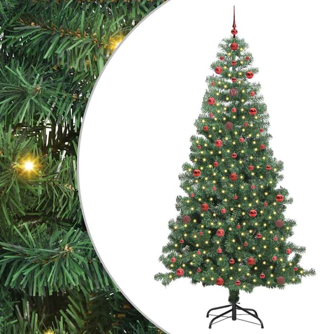 vidaXL - Kerstboom - Groen - 240 - cm - PVC