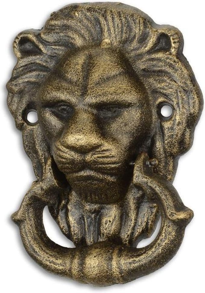 MadDeco - Gietijzeren - deurklopper - leeuw - manen