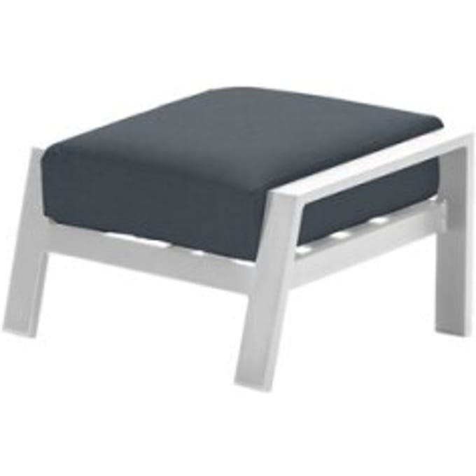 Garden Impressions Lincoln voetenbank - aluminium - mat wit