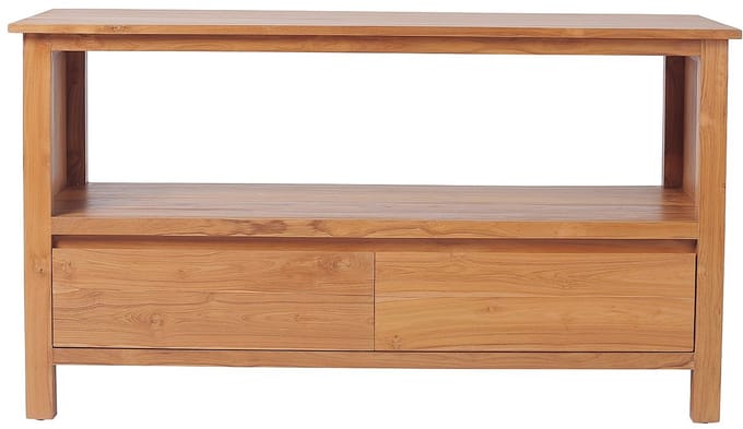 Vente-unique Badkamermeubel in teakhout - 135 cm - KETAPANG