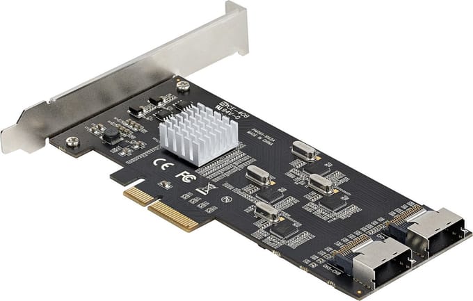 StarTech.com 8P6G-PCIE-SATA-CARD - SATA PCIe Controller 8 Port