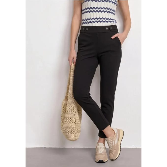 Slim Leg-broek met Loose Fit van scuba-kwaliteit