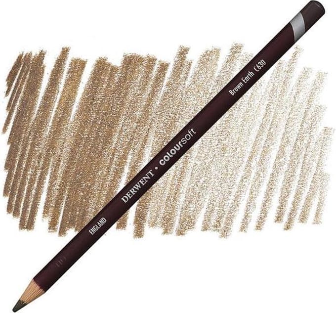 Derwent Coloursoft potlood Brown Earth C630