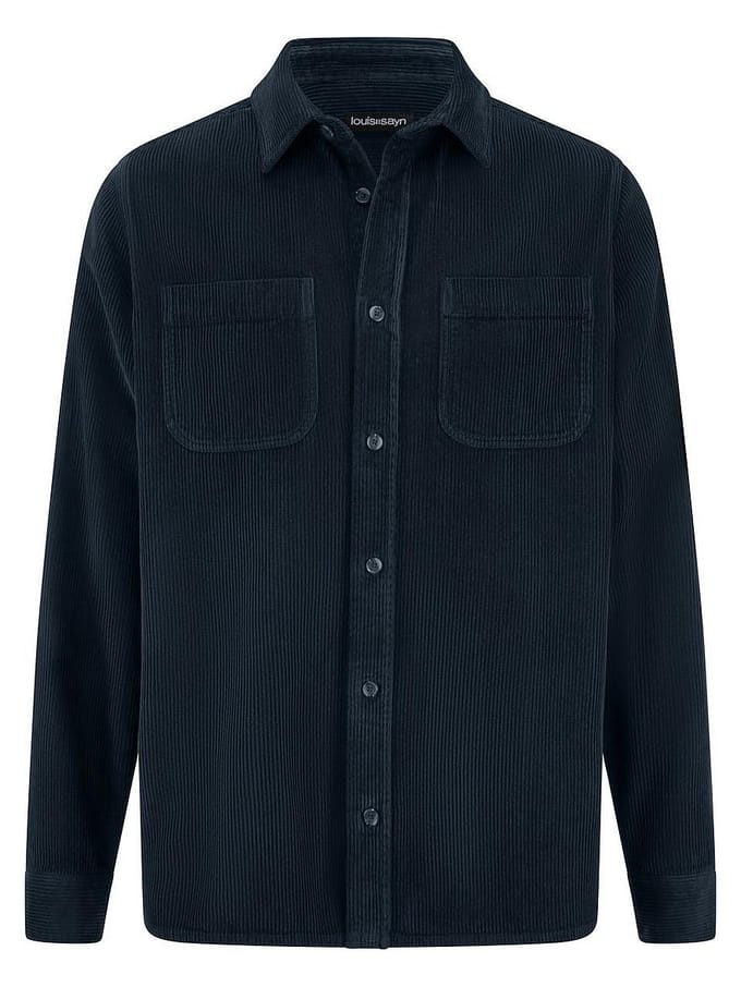 Cord-overhemd Van Louis Sayn blauw