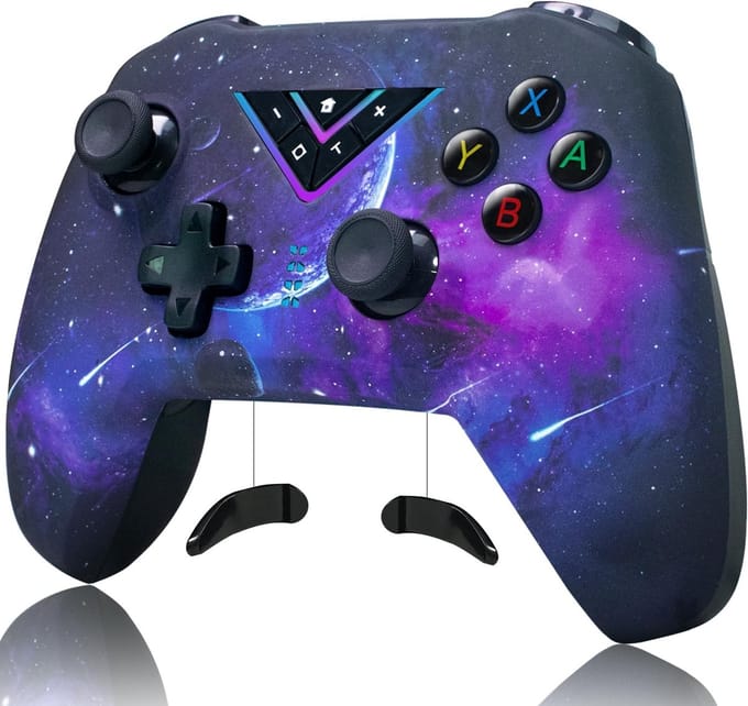 Draadloze Switch Controller met RGB-Licht en Vibratie - Compatibel met Switch/Lite/OLED