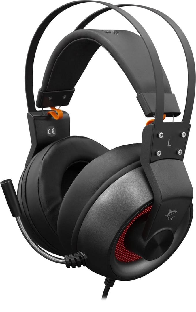 White Shark - Caracal - Gaming Headset PC en PS4 - Rode LED Verlichting