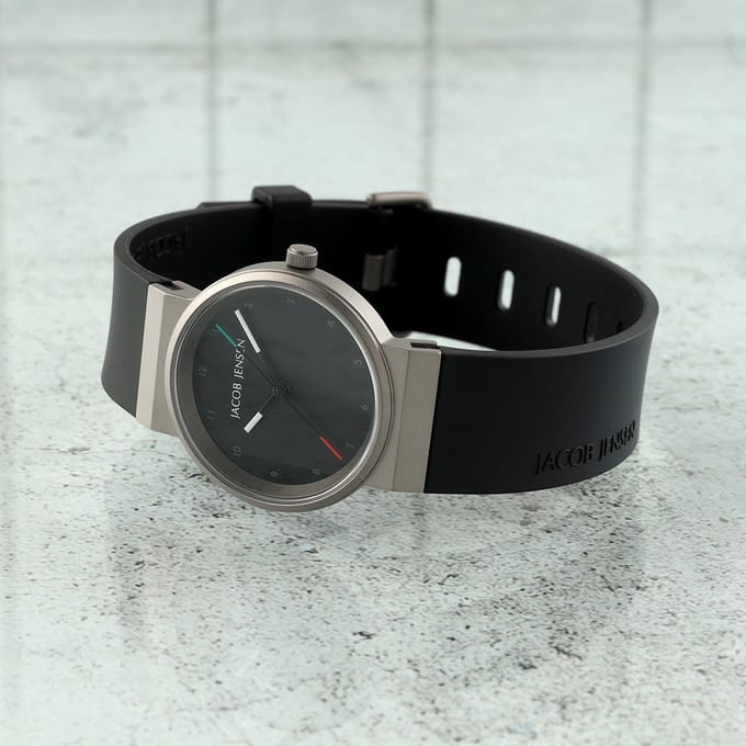 Jacob Jensen Classic collection JJ655 655 Titanium Horloge