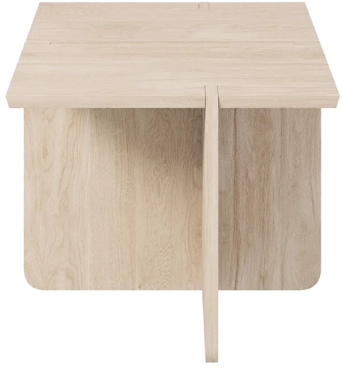 Engawa Bijzettafel Oak Small | Bruin / Beige | Hout