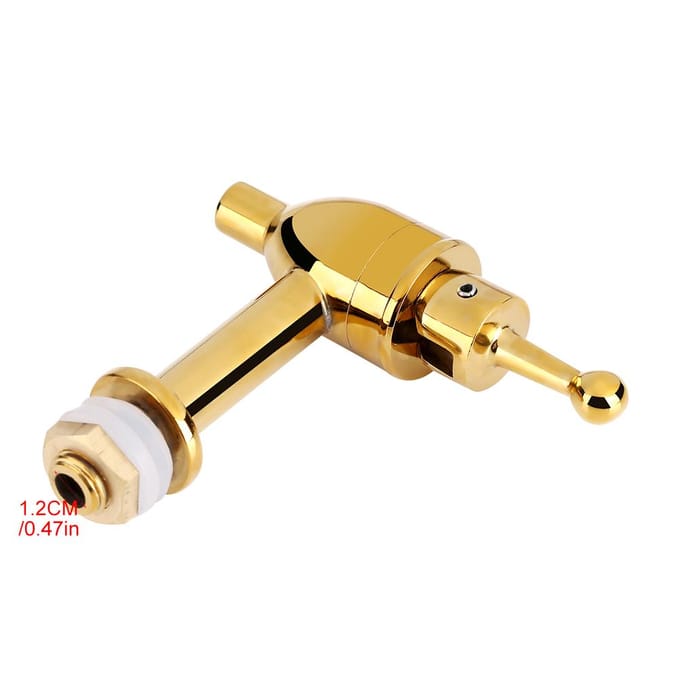 Robinet en cuivre Robinet Tonneau à vin Bière Boisson Distributeur de boisson Bec verseur de rechange Doré(1,2cm) beige