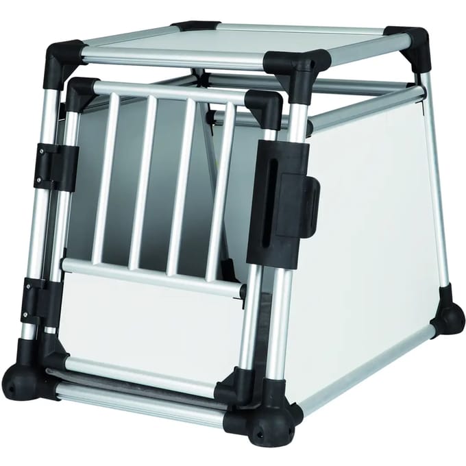 Maat M: L 55 × B 78 × H 62 cm - Trixie Hondenbench Aluminium