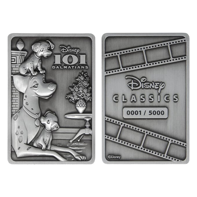 FaNaTtik 101 Dalmatians - Ingot Limited Edition Verzamelobject - Zilverkleurig