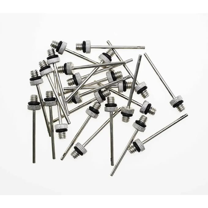 Precision ballenpomp naald - 2 Mm Staal Zilver - 24 stuks