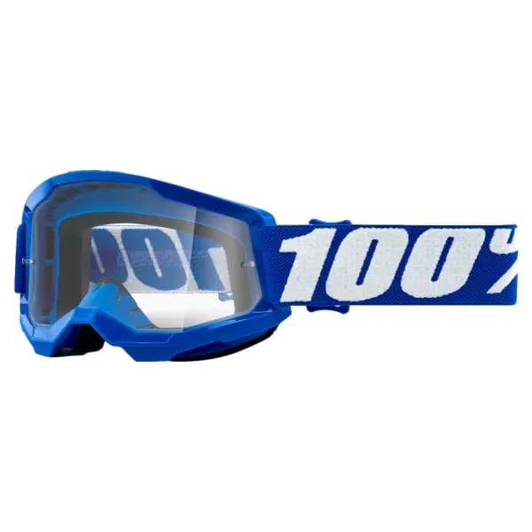 100% Strata 2 Junior Bril Blauw Helder Eén maat