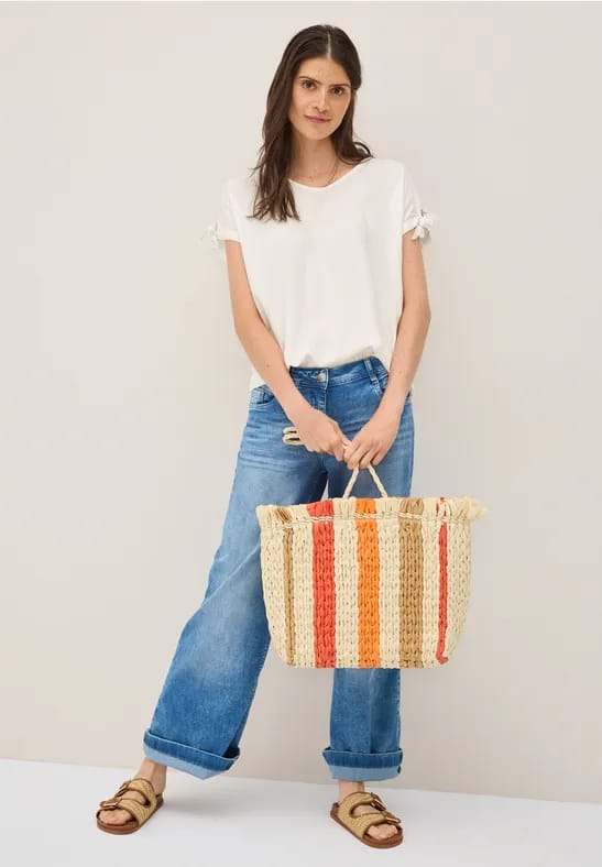 Blouse shirt met knoop