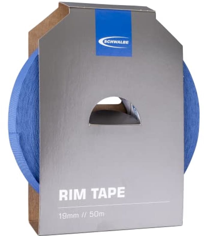 Velgenband 19 mm - Textiel - 50 meter Rol - Blauw - Standaard