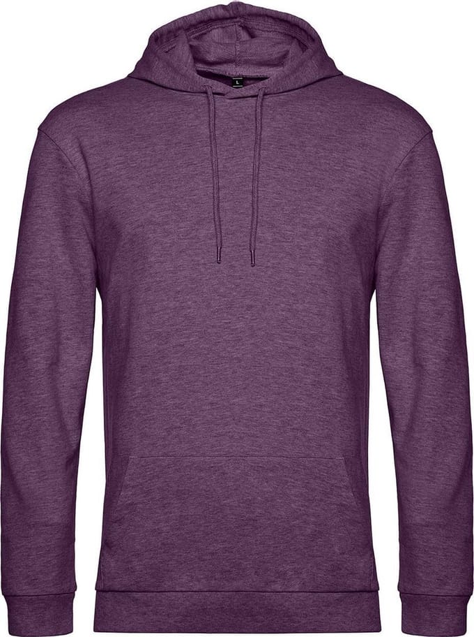 B&C Heren Hoodie (Paarse heide)