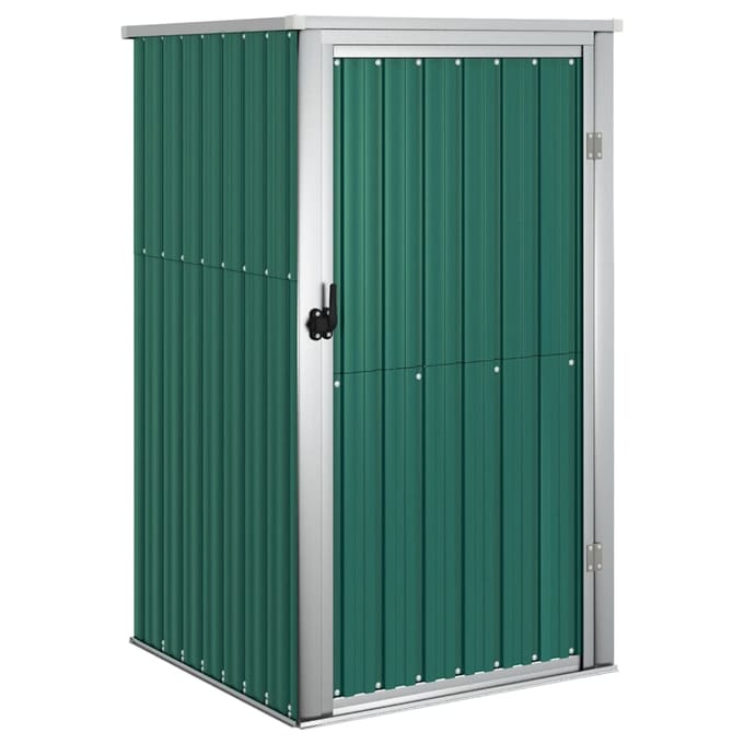 vidaXL - Tuinschuur - 88x89x161 - cm - gegalvaniseerd - staal - groen