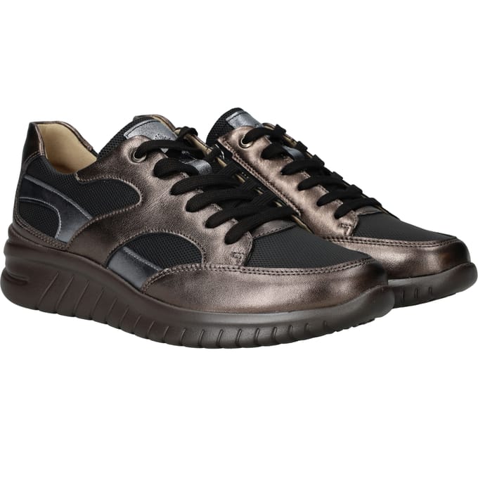 Dames Veterschoenen Hartjes Wave Shoe 162.2402 Brons - Maat 7