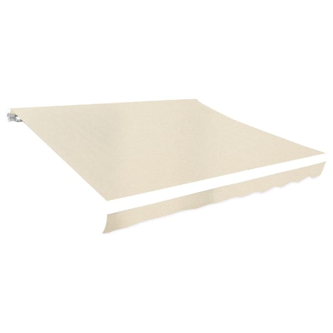 vidaXL - Vervangingsdoek - voor - luifel - 350x250 - cm - polyester - crèmekleurig