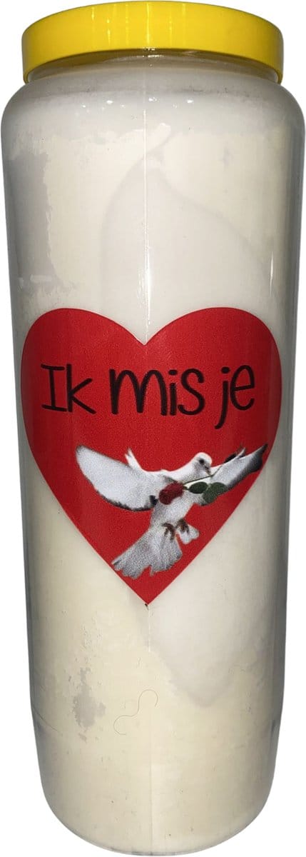 Ik mis je – Noveenkaars – 9 dagen brander (5 stuks)