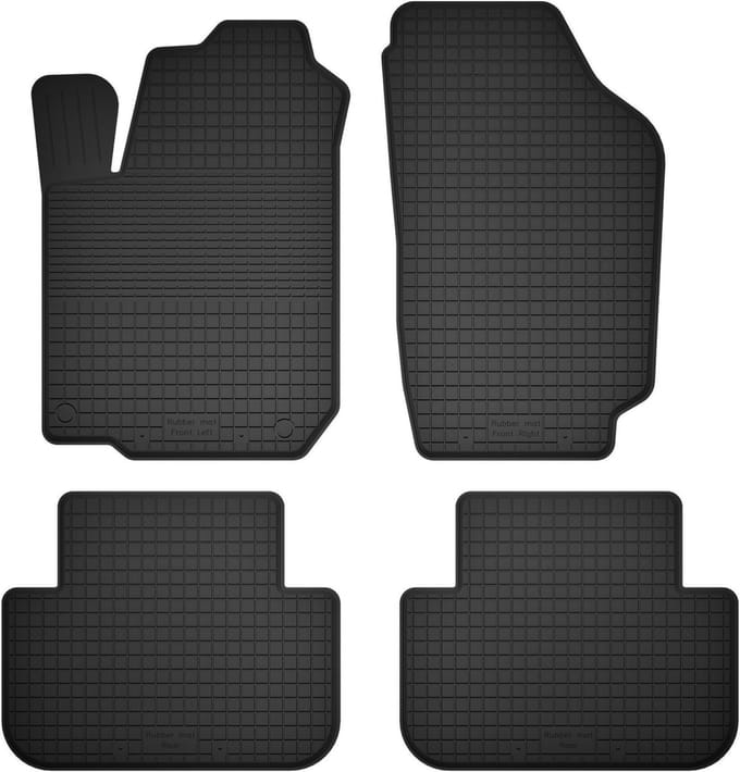 Wielganizator BasicProtect - Auto Rubber Matten - 1995-2004 Mitsubishi Carisma - Set van 4 - Antislip