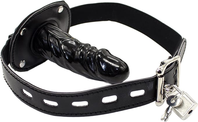 Smart Moves - Dildo Gag - Groot - Zwart