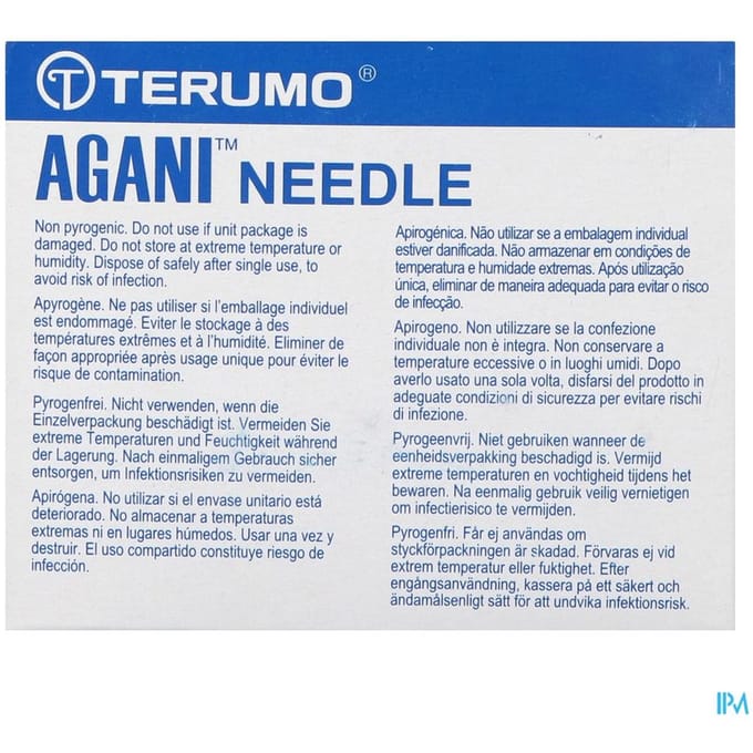 Terumo Naald Agani 26g 7/8 Rb 100