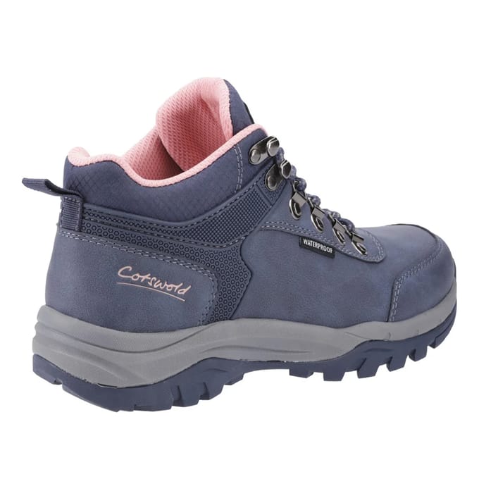 Cotswold Dames Overbury Wandelschoenen (Marineblauw)