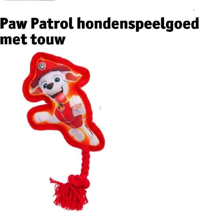 Paw Patrol Hondenspeelgoed - Piepkussen - Touw met Knop