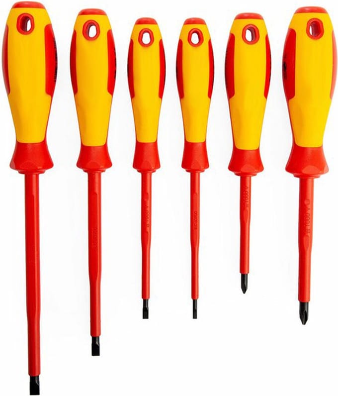 Knipex Schroevendraaierset VDE 6-delig Plus/minus