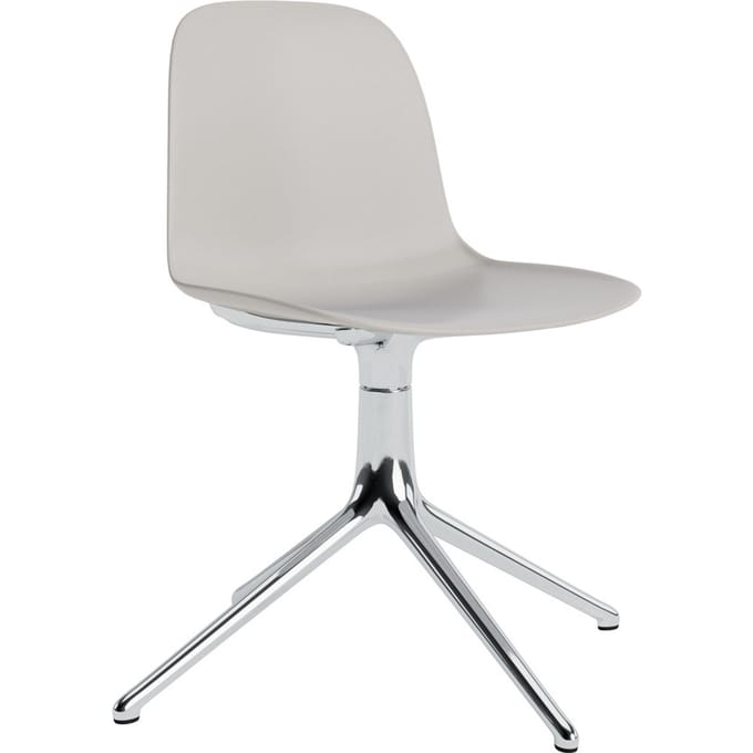 Normann Copenhagen Form Draaistoel - NormannCopenhagenFormWarmGrey - aluminium