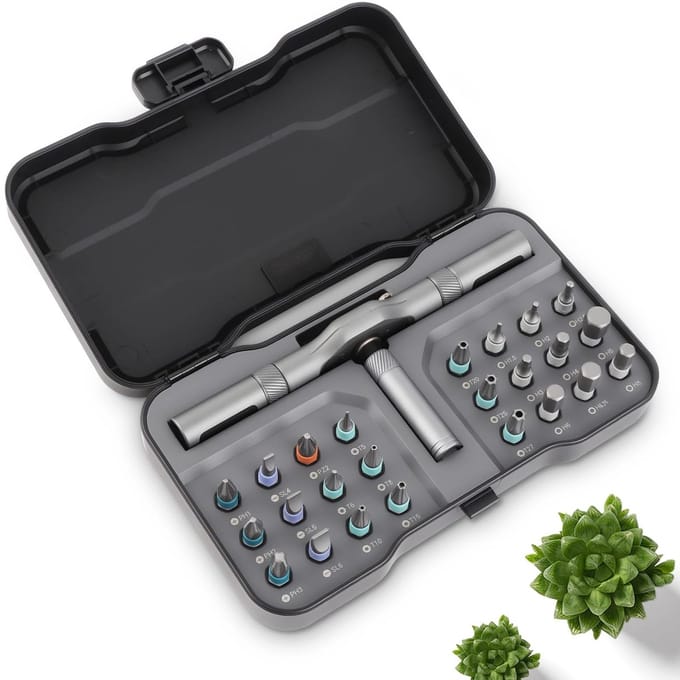 Dailygoody - Ratchet Schroevendraai Set 24-in-1 - Multifunctioneel en Duurzaam