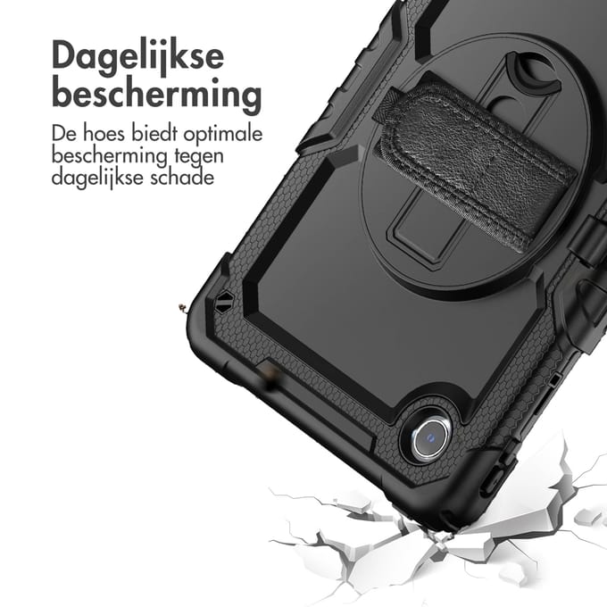 Accezz Tablet Hoes - Geschikt voor Lenovo Tab M11 - Backcover Shoulder Strap - Zwart