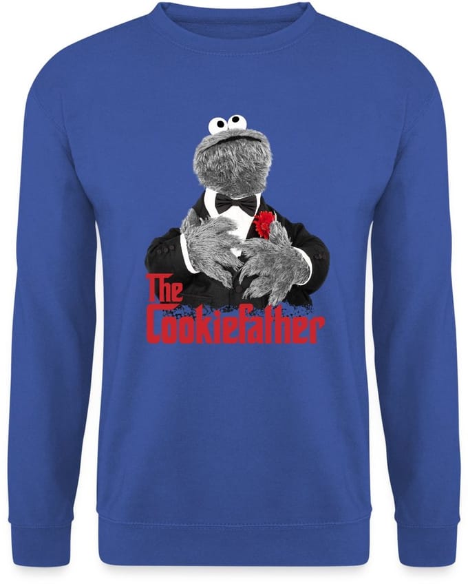 Sesamstraat Koekiemonster The Cookiefather Sweater Heren