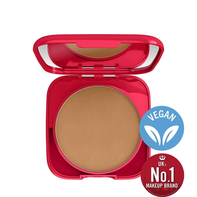Rimmel Lasting Finish Buildable Coverage Poeder Foundation - 010 Latte