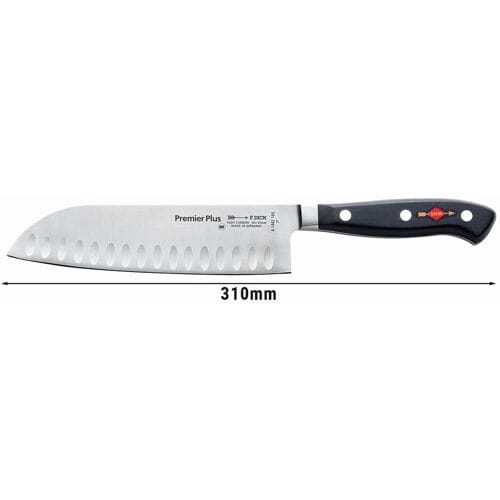 F. DICK Premier Plus - Santokumes - met kuiltjes - Lemmet: 180mm
