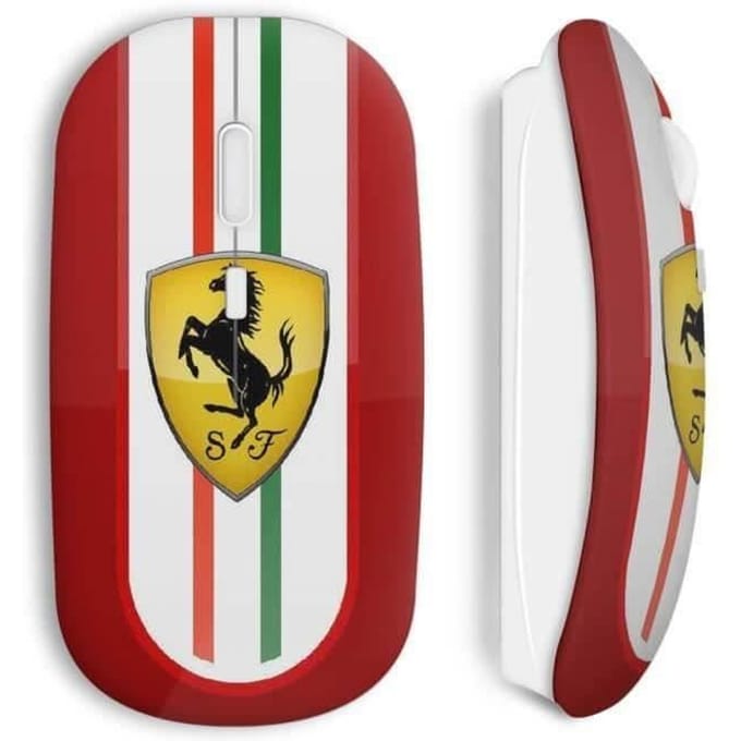 Souris Sans Fil Ferrari Logo Italie Cheval