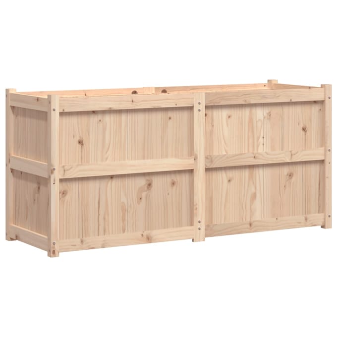 vidaXL - Plantenbak - 150x50x70 - cm - massief - grenenhout