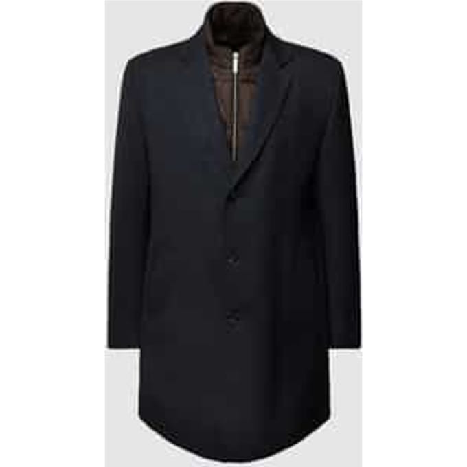 Lange jas in two-tone-stijl
