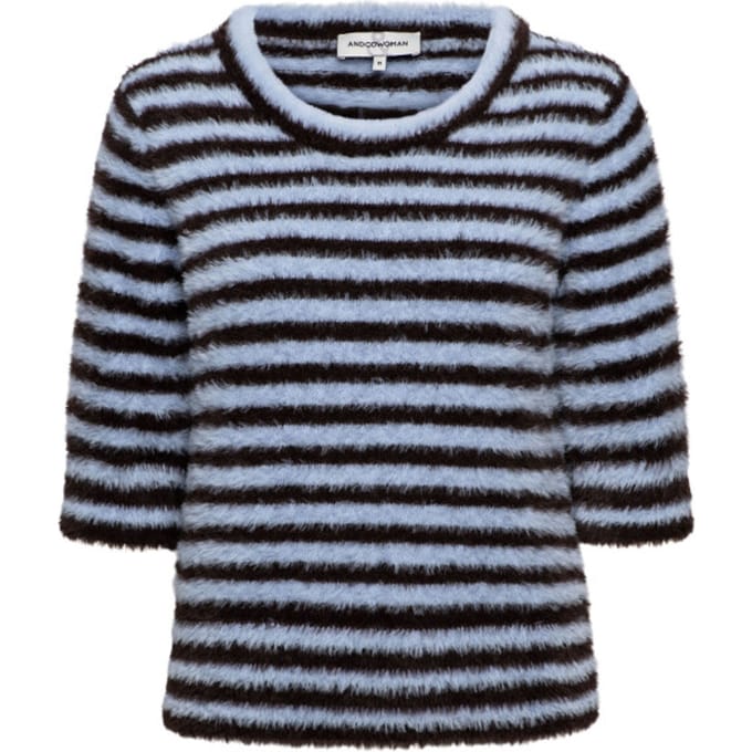 &Co Woman &co women trui balen dark chocolate multi