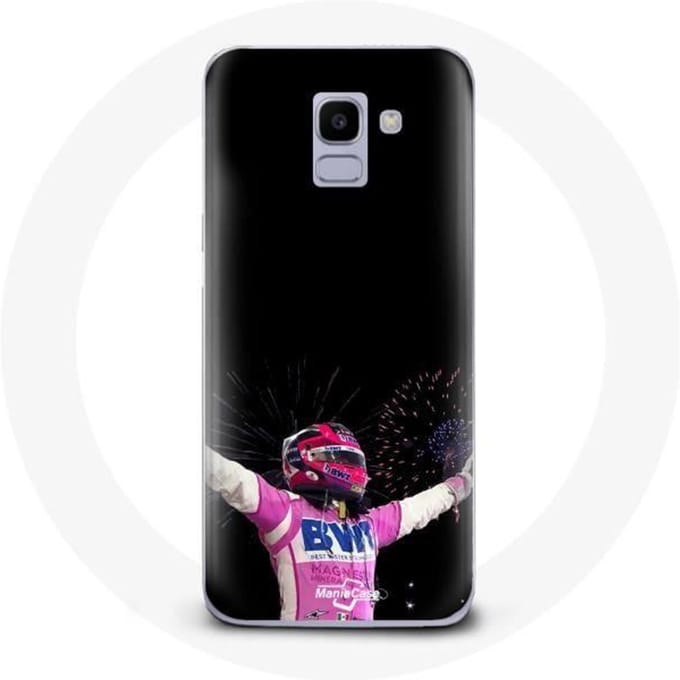 Coque - Samsung - Galaxy A6 2018 - Formule 1 - Sergio Pérez - Souple - Noir