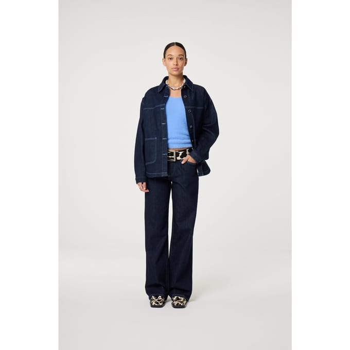 Fabienne Chapot Jamie Jacket Rinsed Maat: 38 | Spijkerjassen Outlet | Dames | Blauw