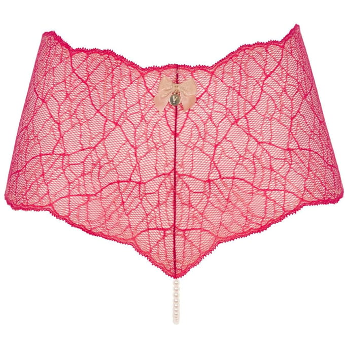 Bracli | Panty Parel String Rood | Luxe Lingerie Maat Plus