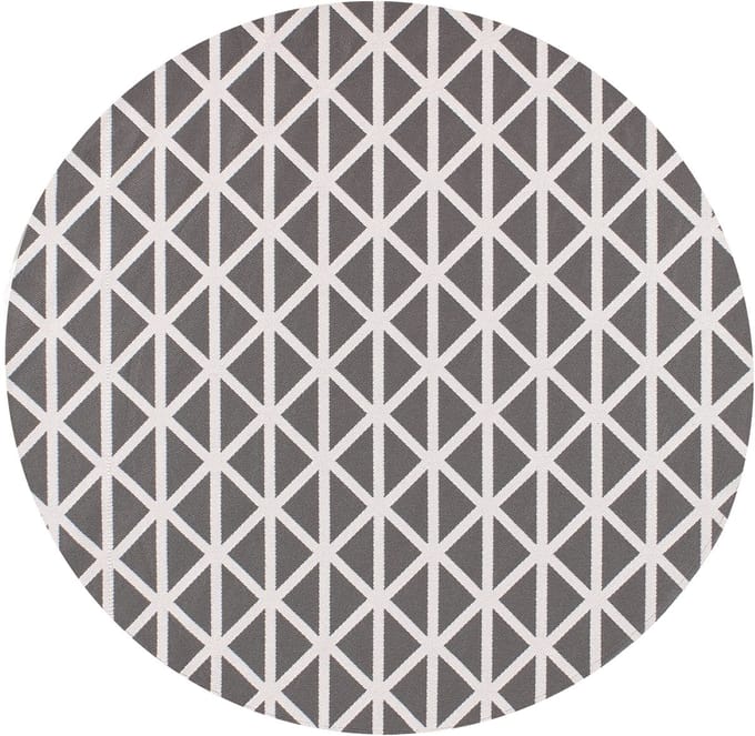 PANAJI - Outdoor vloerkleed - Grijs - 120 cm - Polypropyleen