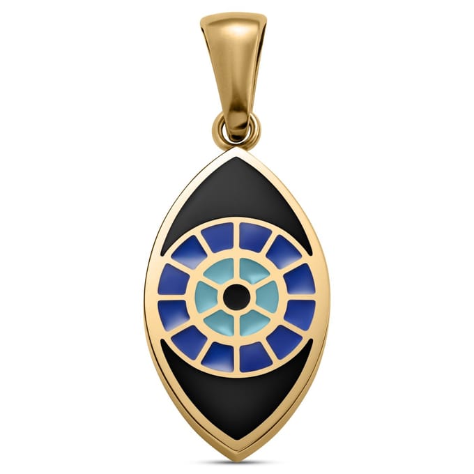 Evil eye | Goudkleurige Hanger