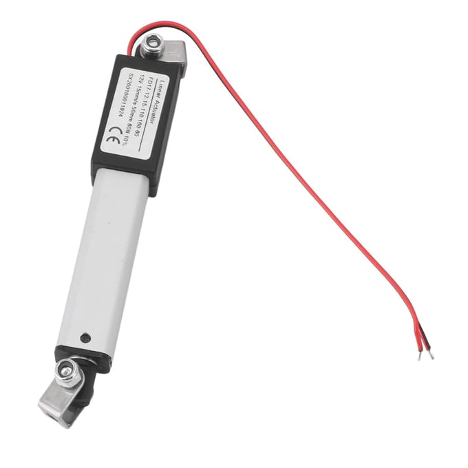 12V Elektrische Lineaire Actuator 50mm Slag 60N Belasting Compact Veelzijdig Mini Lineaire Actuator voor Robots