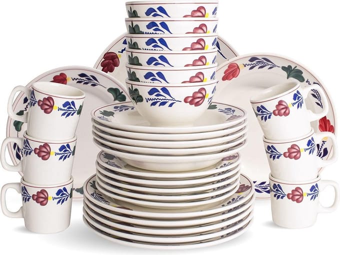 Serviesset Boerenbont Diner 30 delig