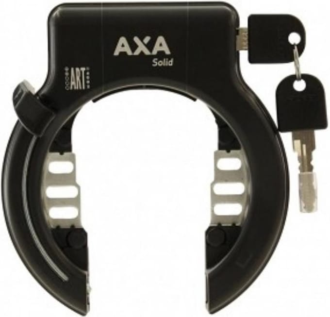 Axa Solid Ringslot Zwart